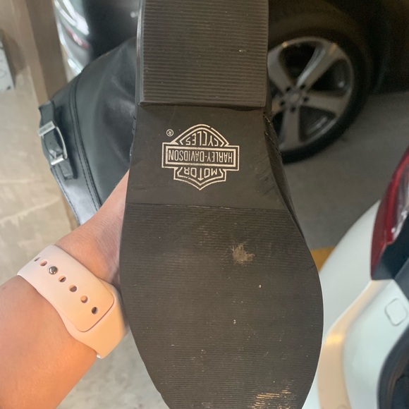 Harley Davidson black boots size 6 - Picture 5 of 5